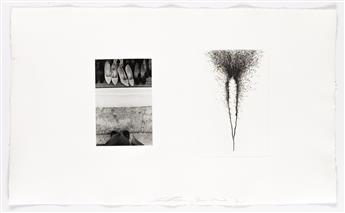 LEE FRIEDLANDER (1934- )/JIM DINE (1935- ) A selection of 8 plates from the portfolio Photographs & Etchings.